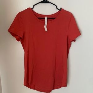 Lululemon Short Sleeved Crew Neck